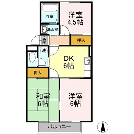 レジデンス宮山の物件間取画像